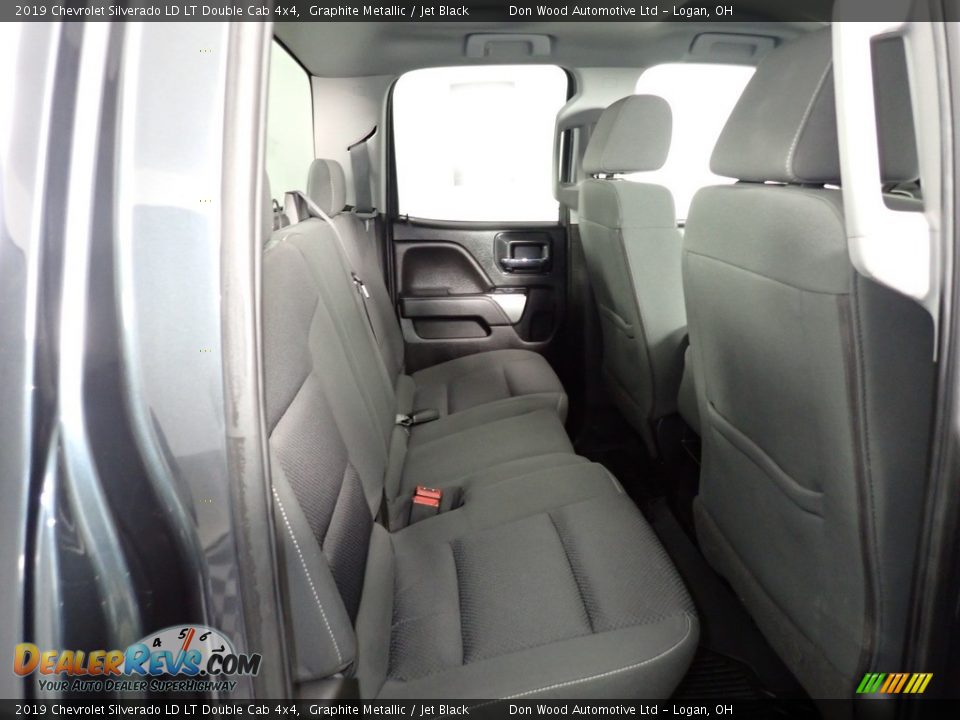 2019 Chevrolet Silverado LD LT Double Cab 4x4 Graphite Metallic / Jet Black Photo #36