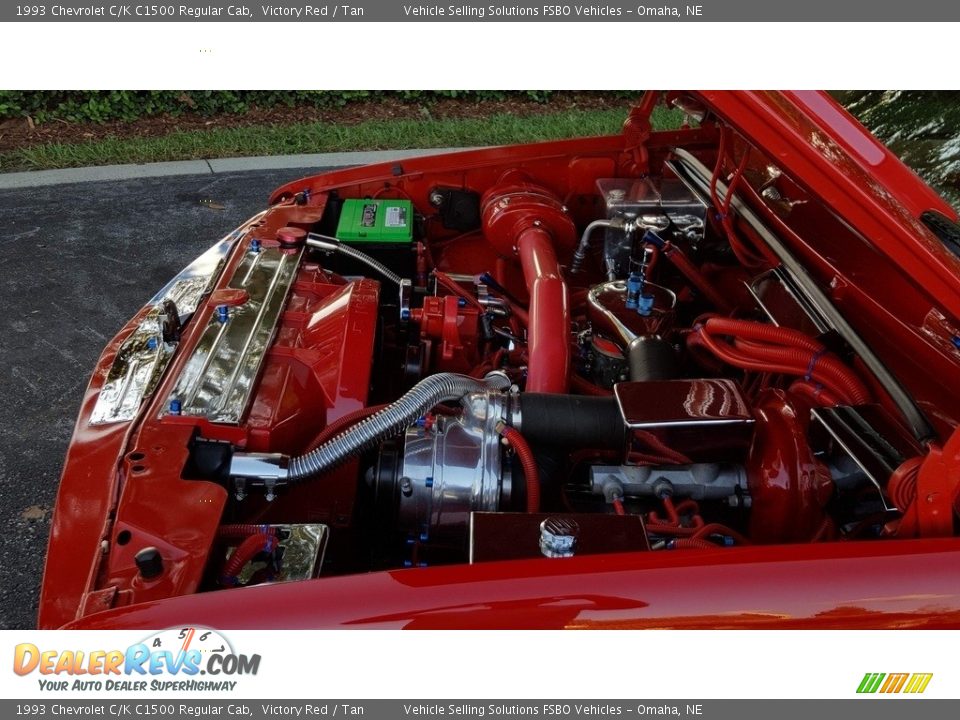 1993 Chevrolet C/K C1500 Regular Cab Victory Red / Tan Photo #3