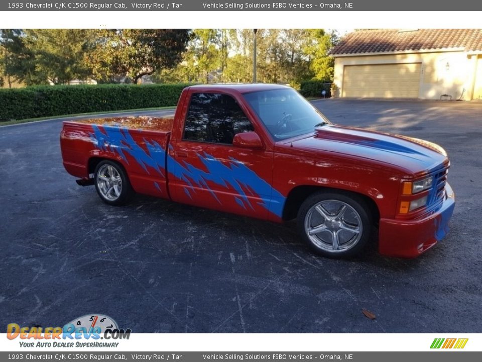 Front 3/4 View of 1993 Chevrolet C/K C1500 Regular Cab Photo #5