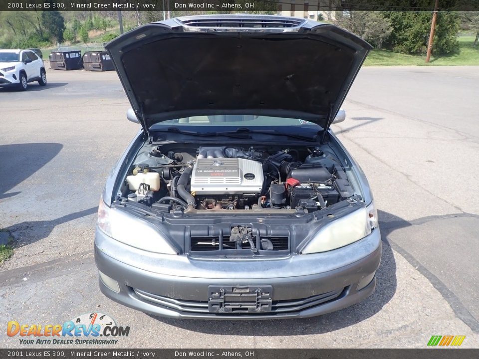 2001 Lexus ES 300 Mineral Green Metallic / Ivory Photo #5