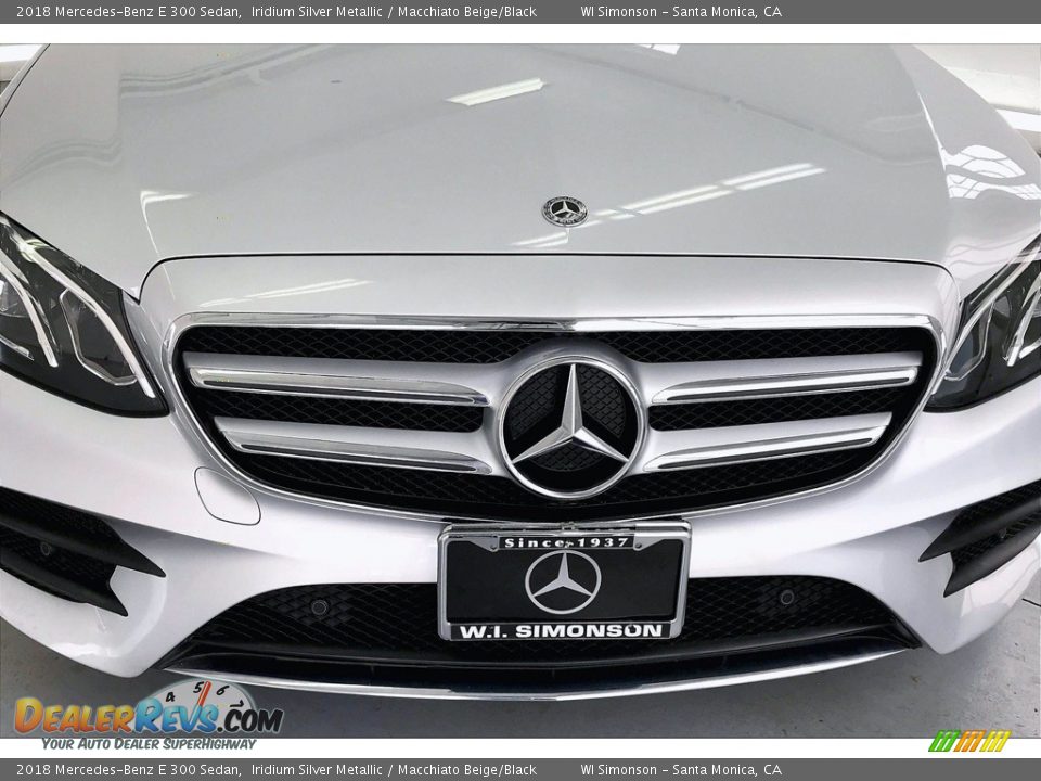 2018 Mercedes-Benz E 300 Sedan Iridium Silver Metallic / Macchiato Beige/Black Photo #30