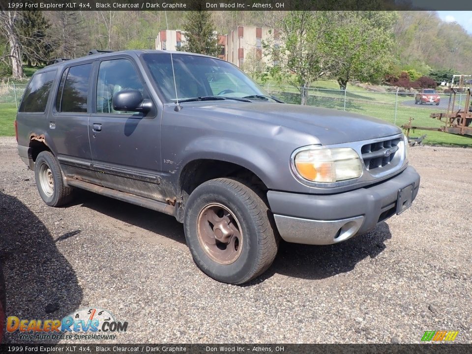 1999 Ford Explorer XLT 4x4 Black Clearcoat / Dark Graphite Photo #1