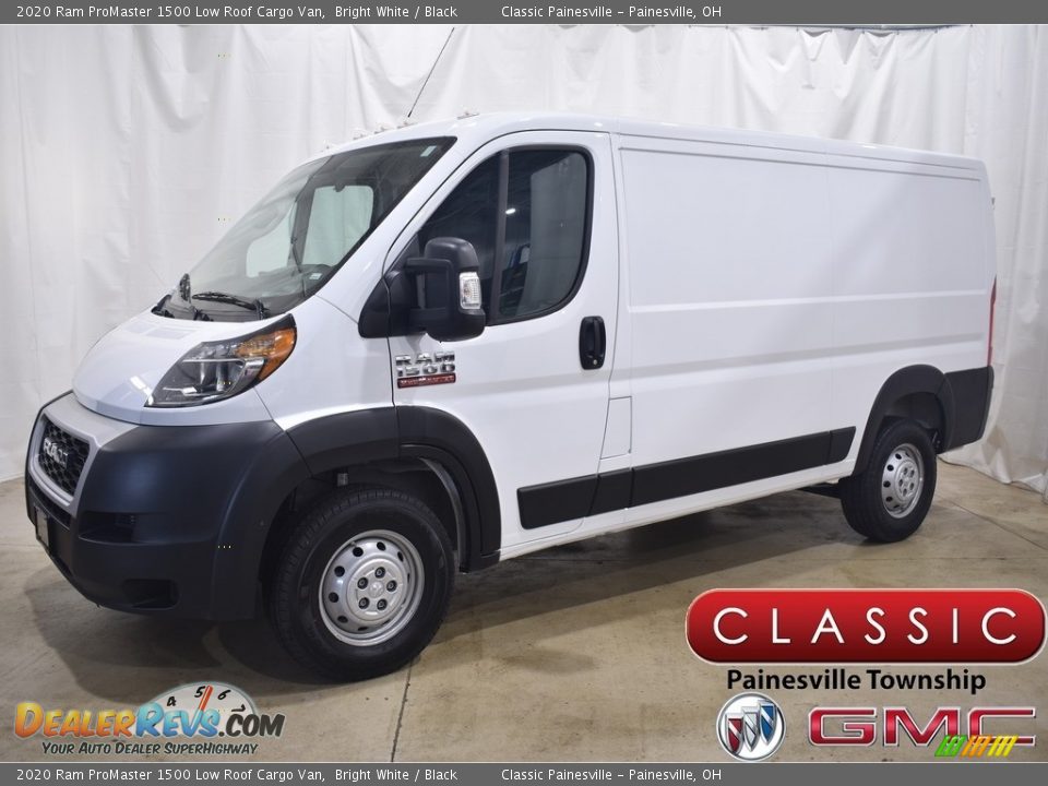 2020 Ram ProMaster 1500 Low Roof Cargo Van Bright White / Black Photo #1