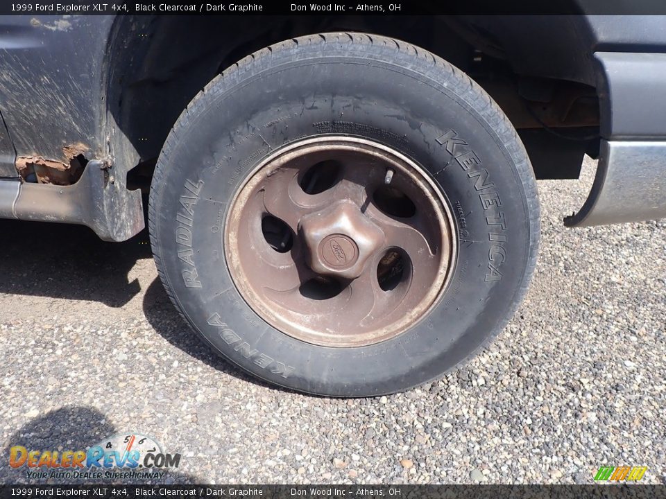 1999 Ford Explorer XLT 4x4 Black Clearcoat / Dark Graphite Photo #15