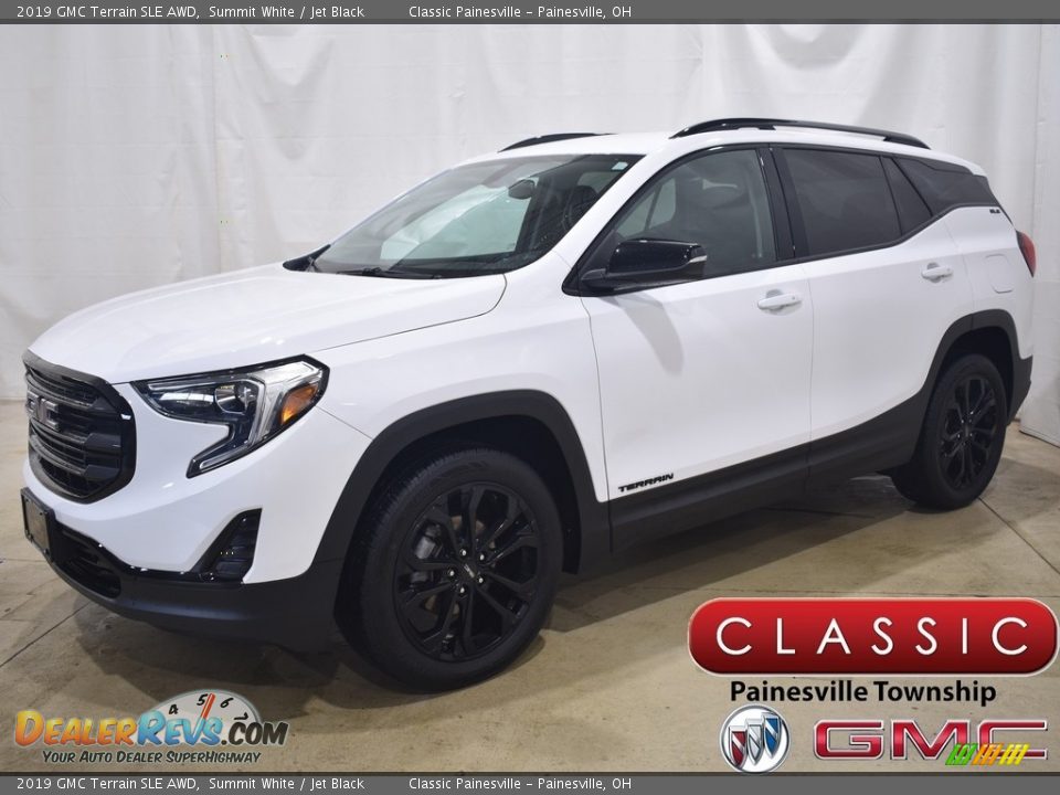 2019 GMC Terrain SLE AWD Summit White / Jet Black Photo #1