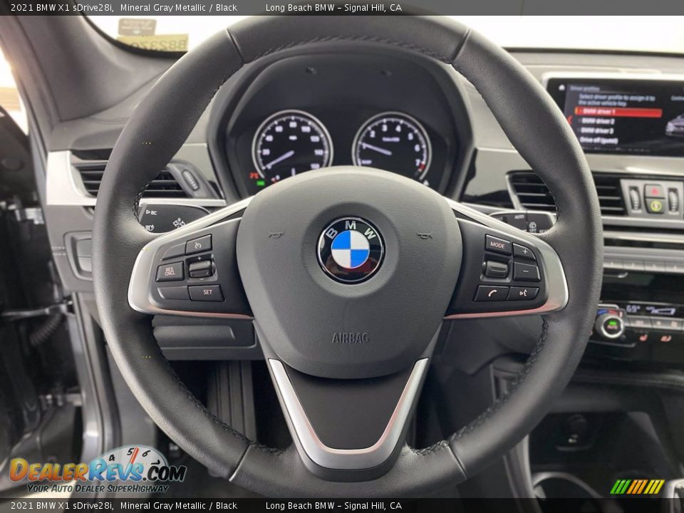 2021 BMW X1 sDrive28i Mineral Gray Metallic / Black Photo #14