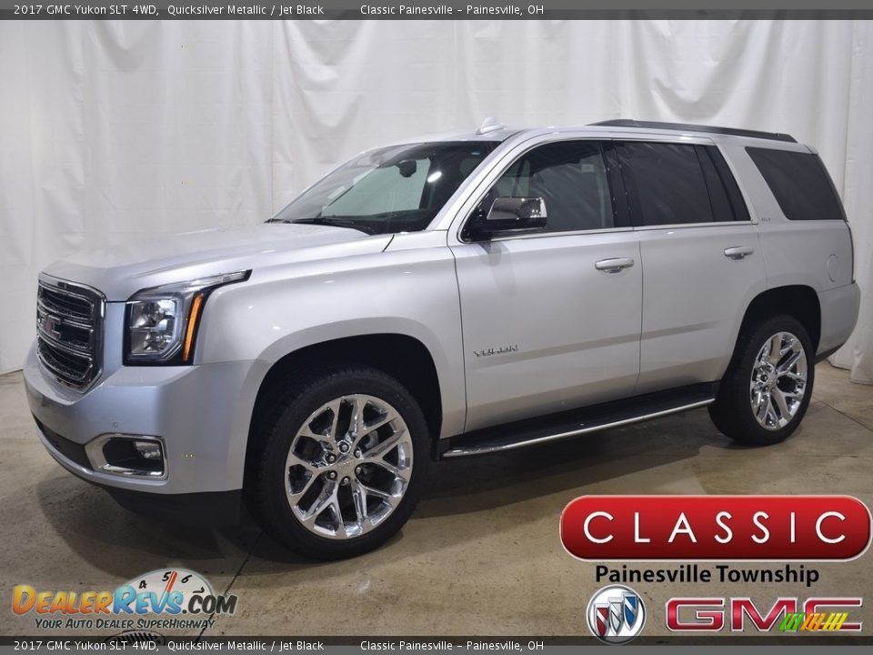 2017 GMC Yukon SLT 4WD Quicksilver Metallic / Jet Black Photo #1