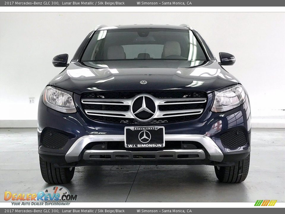 2017 Mercedes-Benz GLC 300 Lunar Blue Metallic / Silk Beige/Black Photo #2