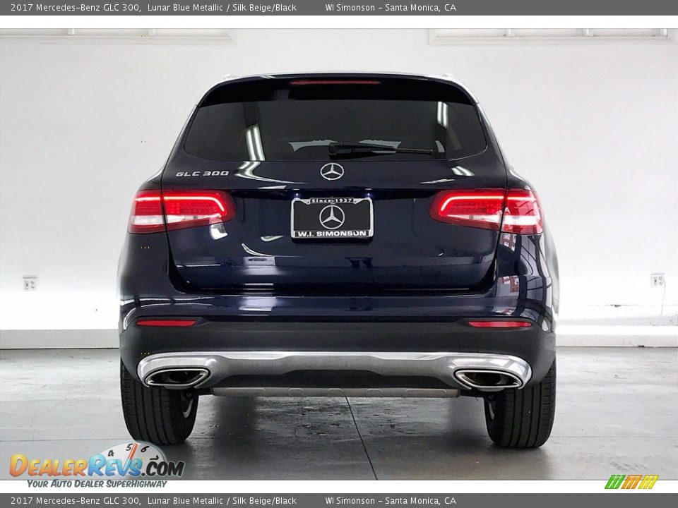 2017 Mercedes-Benz GLC 300 Lunar Blue Metallic / Silk Beige/Black Photo #3