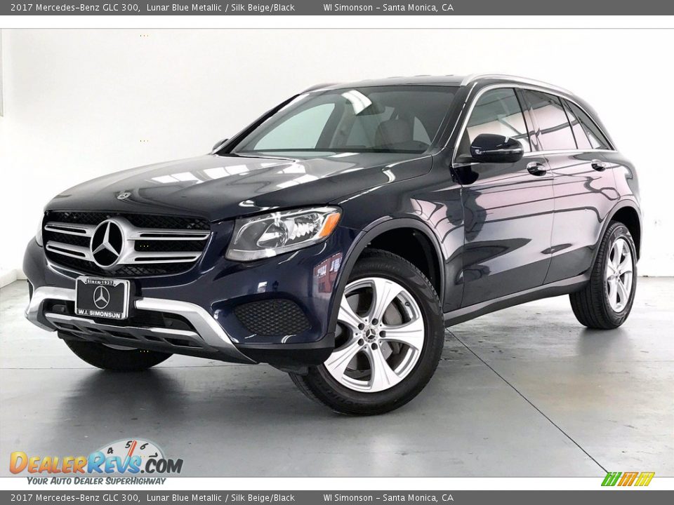 2017 Mercedes-Benz GLC 300 Lunar Blue Metallic / Silk Beige/Black Photo #12