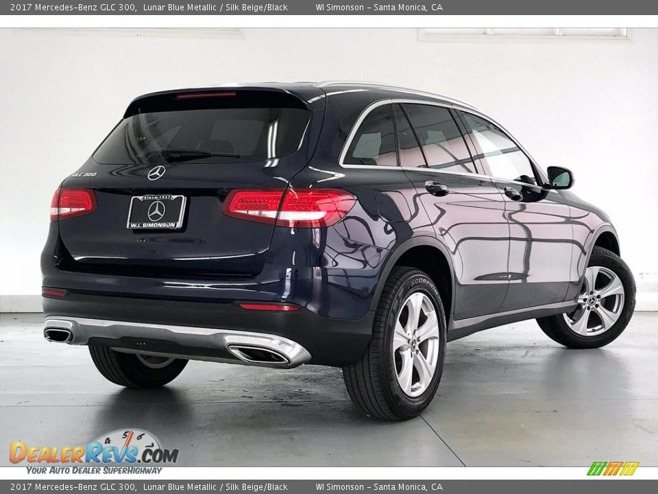 2017 Mercedes-Benz GLC 300 Lunar Blue Metallic / Silk Beige/Black Photo #13