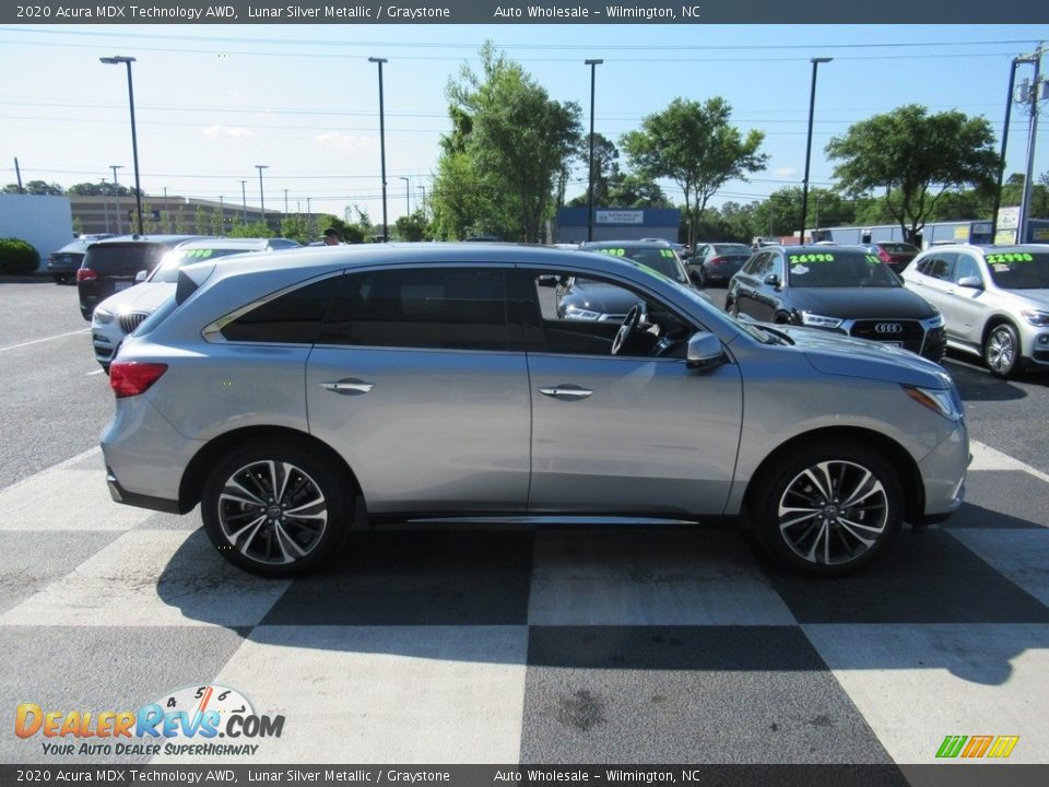 2020 Acura MDX Technology AWD Lunar Silver Metallic / Graystone Photo #3