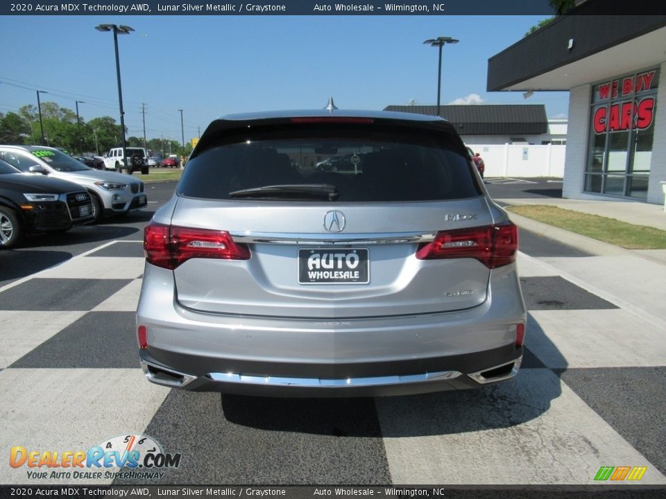 2020 Acura MDX Technology AWD Lunar Silver Metallic / Graystone Photo #4