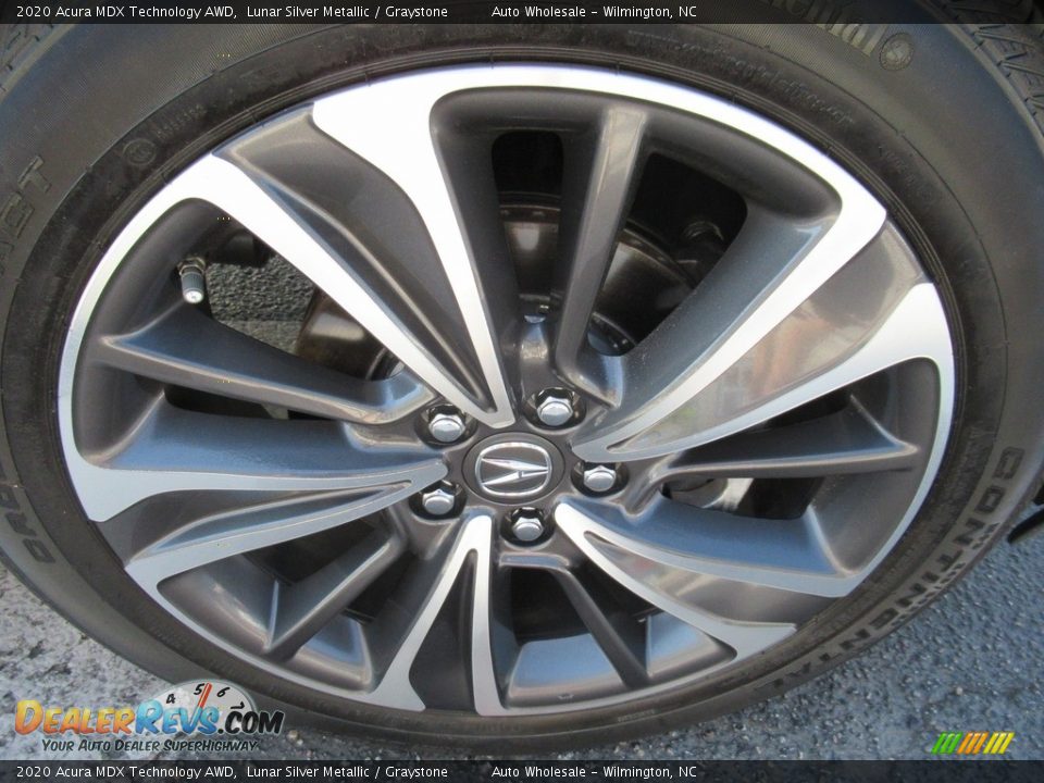 2020 Acura MDX Technology AWD Lunar Silver Metallic / Graystone Photo #7