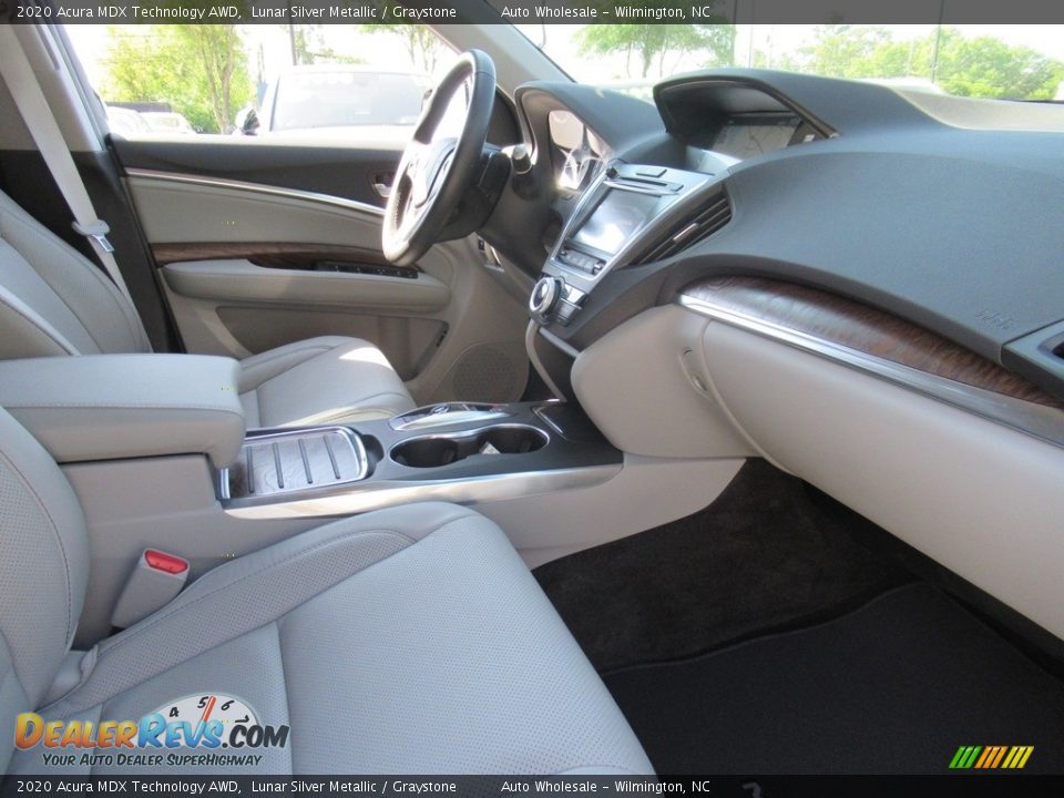 2020 Acura MDX Technology AWD Lunar Silver Metallic / Graystone Photo #11