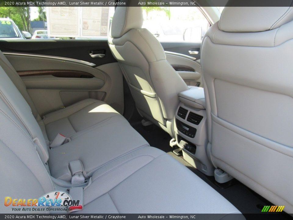 2020 Acura MDX Technology AWD Lunar Silver Metallic / Graystone Photo #12
