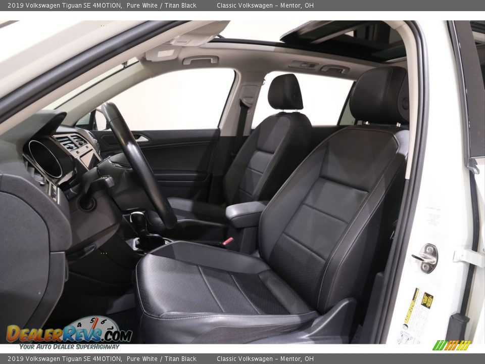 2019 Volkswagen Tiguan SE 4MOTION Pure White / Titan Black Photo #5