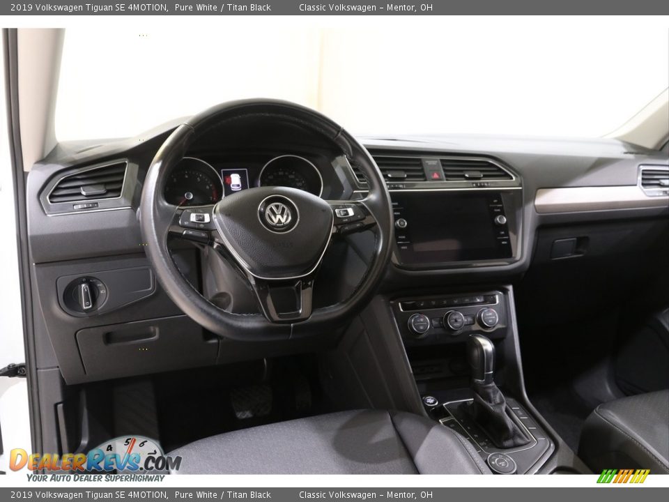 2019 Volkswagen Tiguan SE 4MOTION Pure White / Titan Black Photo #6