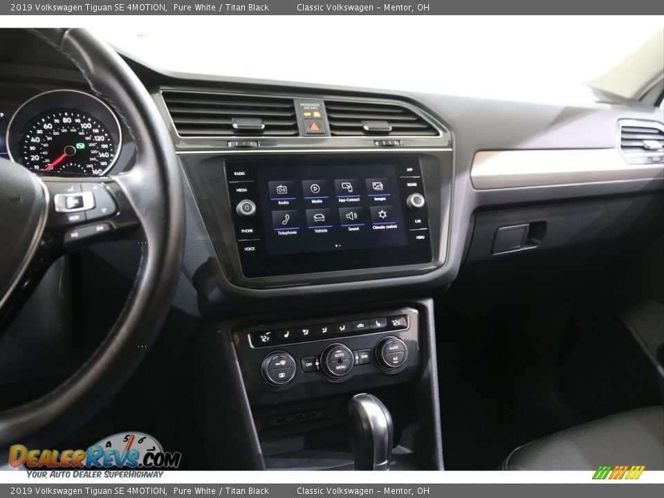 2019 Volkswagen Tiguan SE 4MOTION Pure White / Titan Black Photo #9