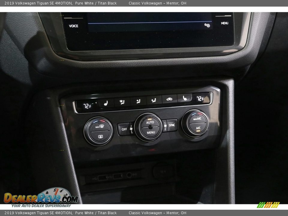 2019 Volkswagen Tiguan SE 4MOTION Pure White / Titan Black Photo #12