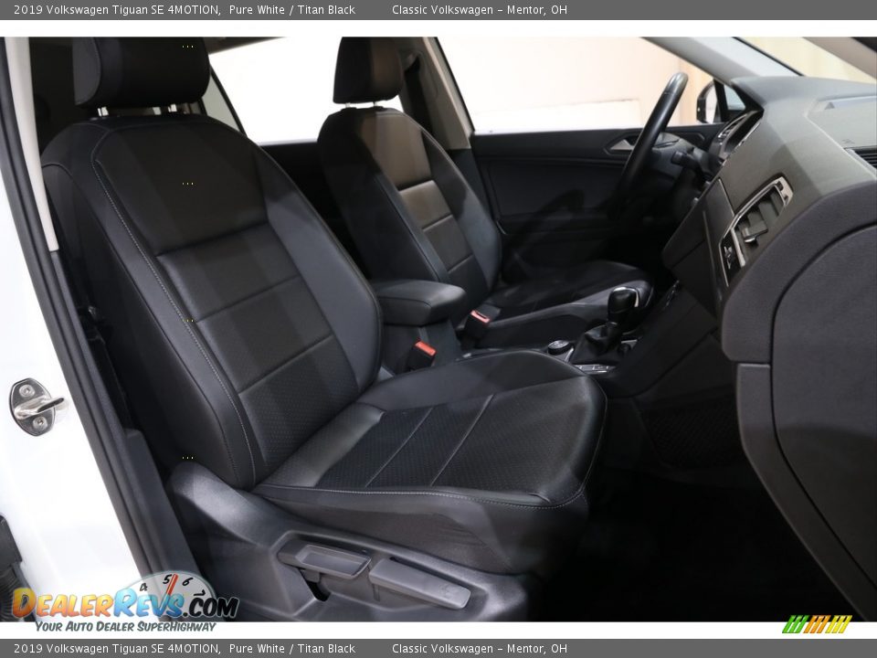 2019 Volkswagen Tiguan SE 4MOTION Pure White / Titan Black Photo #14