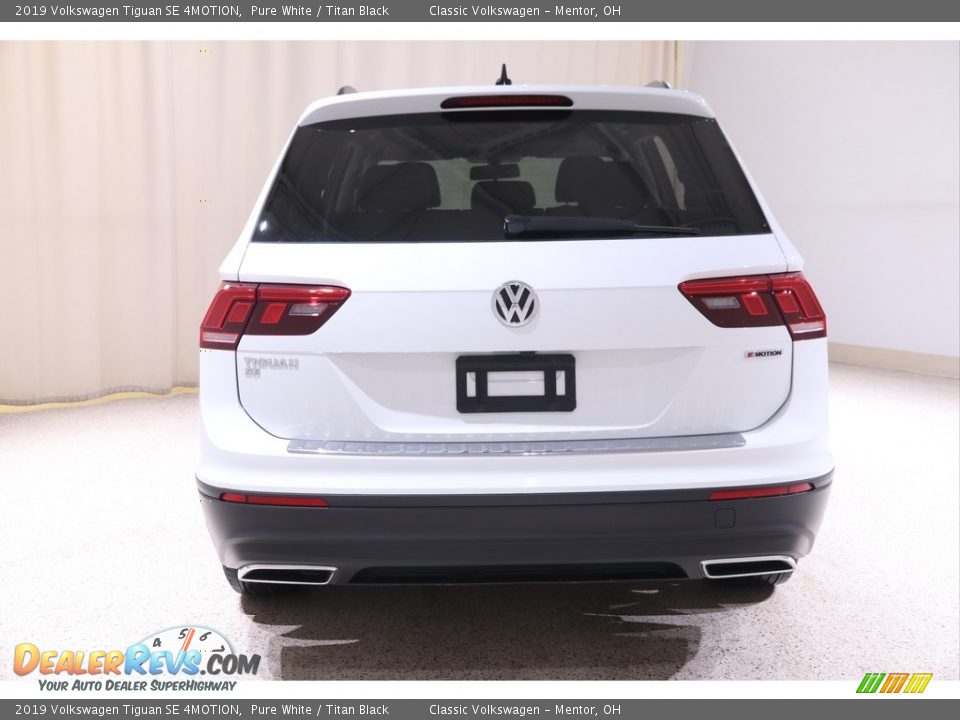 2019 Volkswagen Tiguan SE 4MOTION Pure White / Titan Black Photo #17