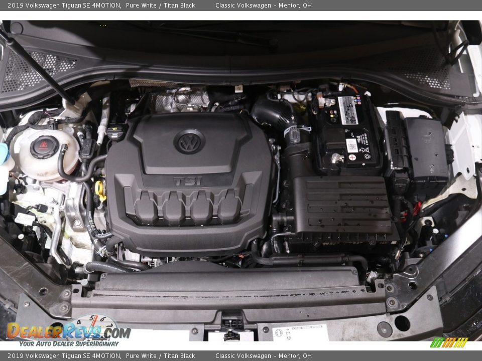 2019 Volkswagen Tiguan SE 4MOTION Pure White / Titan Black Photo #18