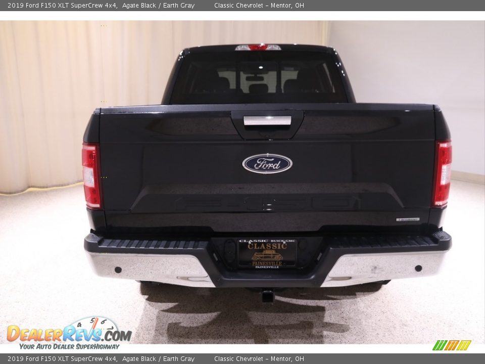 2019 Ford F150 XLT SuperCrew 4x4 Agate Black / Earth Gray Photo #19