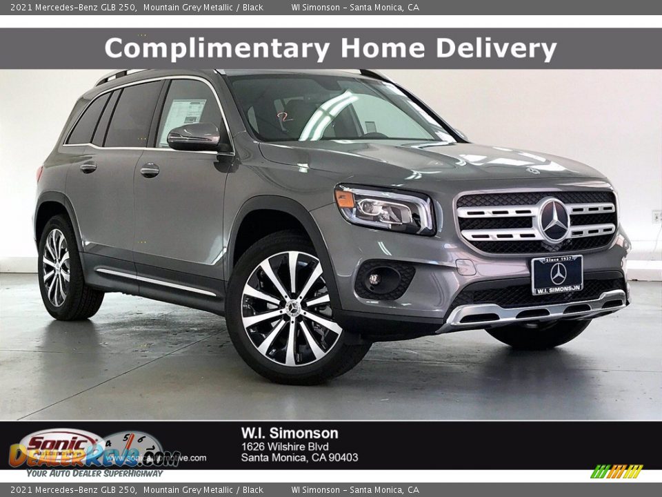 2021 Mercedes-Benz GLB 250 Mountain Grey Metallic / Black Photo #1