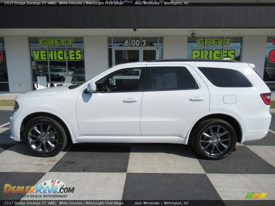 2017 Dodge Durango GT AWD White Knuckle / Black/Light Frost Beige Photo #1