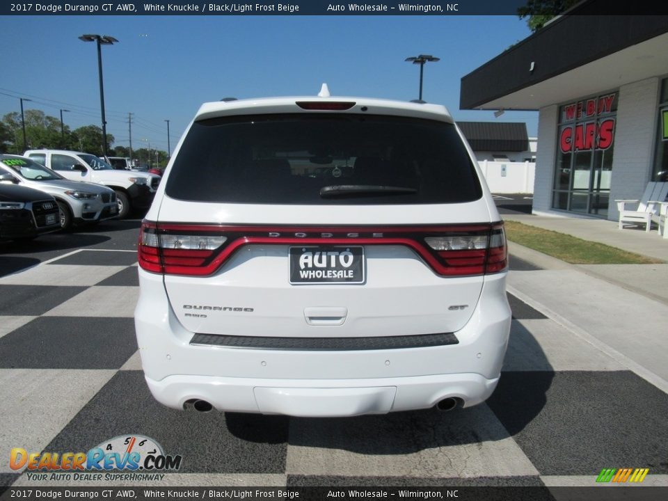 2017 Dodge Durango GT AWD White Knuckle / Black/Light Frost Beige Photo #4
