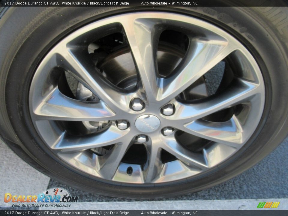 2017 Dodge Durango GT AWD White Knuckle / Black/Light Frost Beige Photo #7