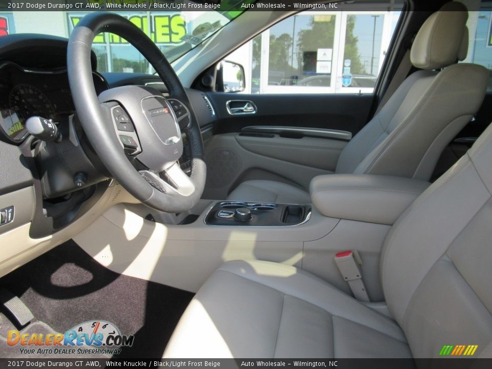 2017 Dodge Durango GT AWD White Knuckle / Black/Light Frost Beige Photo #9