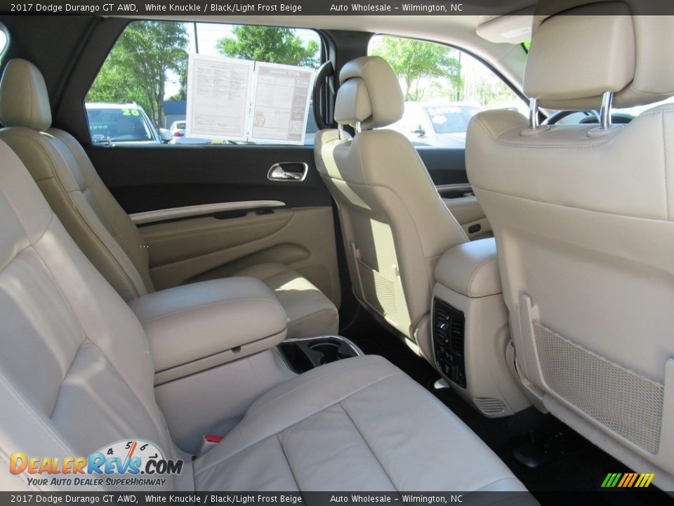 2017 Dodge Durango GT AWD White Knuckle / Black/Light Frost Beige Photo #12