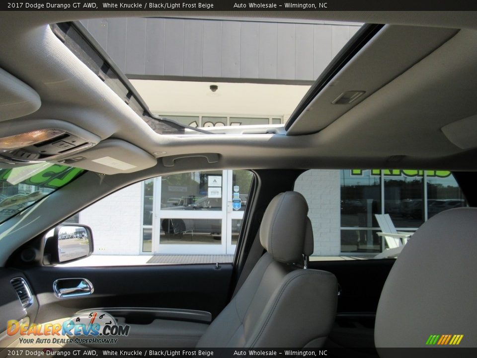 2017 Dodge Durango GT AWD White Knuckle / Black/Light Frost Beige Photo #13
