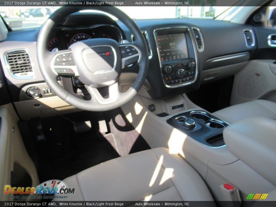2017 Dodge Durango GT AWD White Knuckle / Black/Light Frost Beige Photo #14