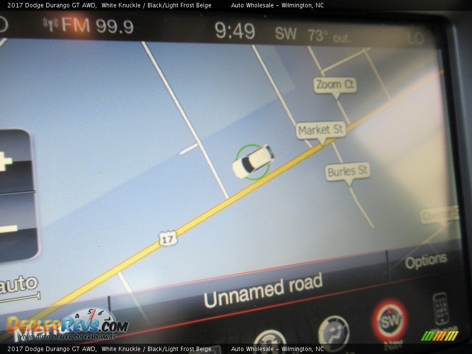 2017 Dodge Durango GT AWD White Knuckle / Black/Light Frost Beige Photo #16
