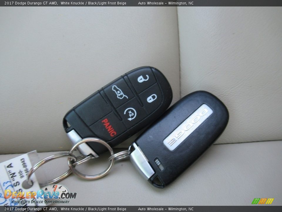 2017 Dodge Durango GT AWD White Knuckle / Black/Light Frost Beige Photo #20