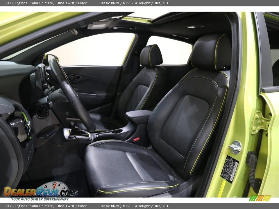 2019 Hyundai Kona Ultimate Lime Twist / Black Photo #5