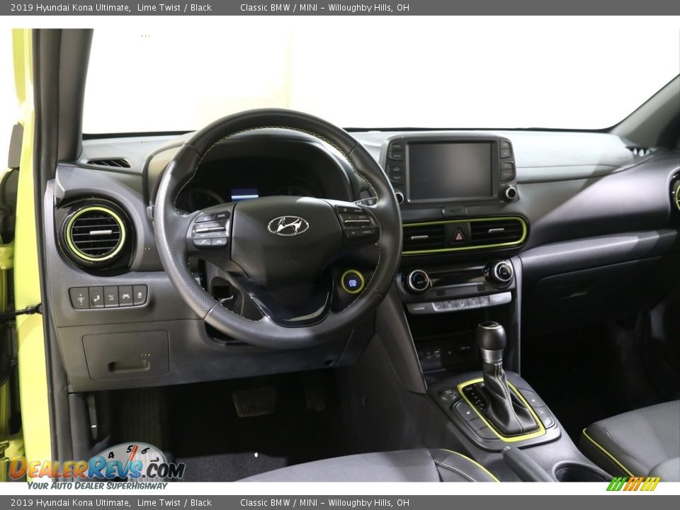 2019 Hyundai Kona Ultimate Lime Twist / Black Photo #6