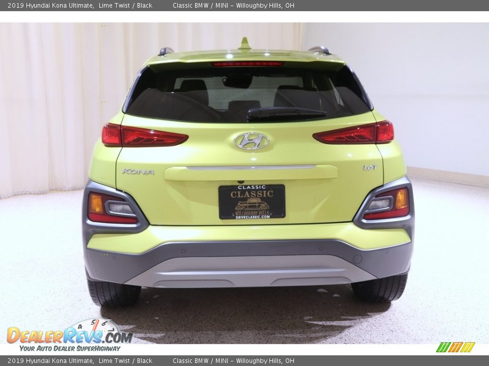 2019 Hyundai Kona Ultimate Lime Twist / Black Photo #16