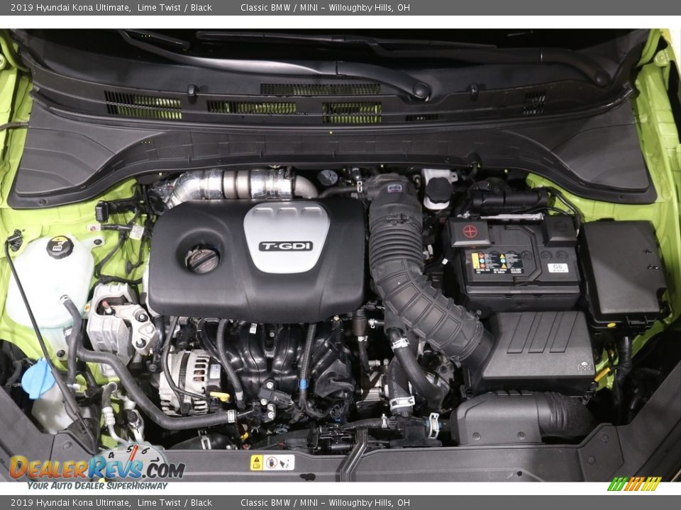 2019 Hyundai Kona Ultimate 1.6 Liter Turbocharged DOHC 16-Valve 4 Cylinder Engine Photo #17