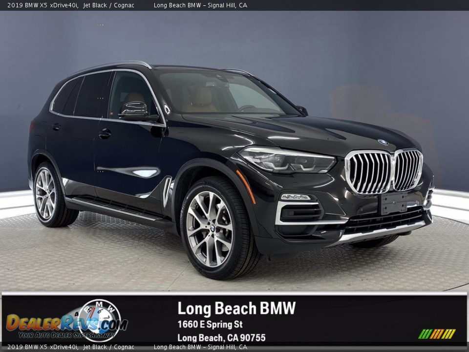 2019 BMW X5 xDrive40i Jet Black / Cognac Photo #1