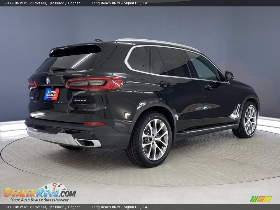 2019 BMW X5 xDrive40i Jet Black / Cognac Photo #5