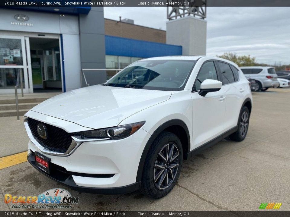 2018 Mazda CX-5 Touring AWD Snowflake White Pearl Mica / Black Photo #1