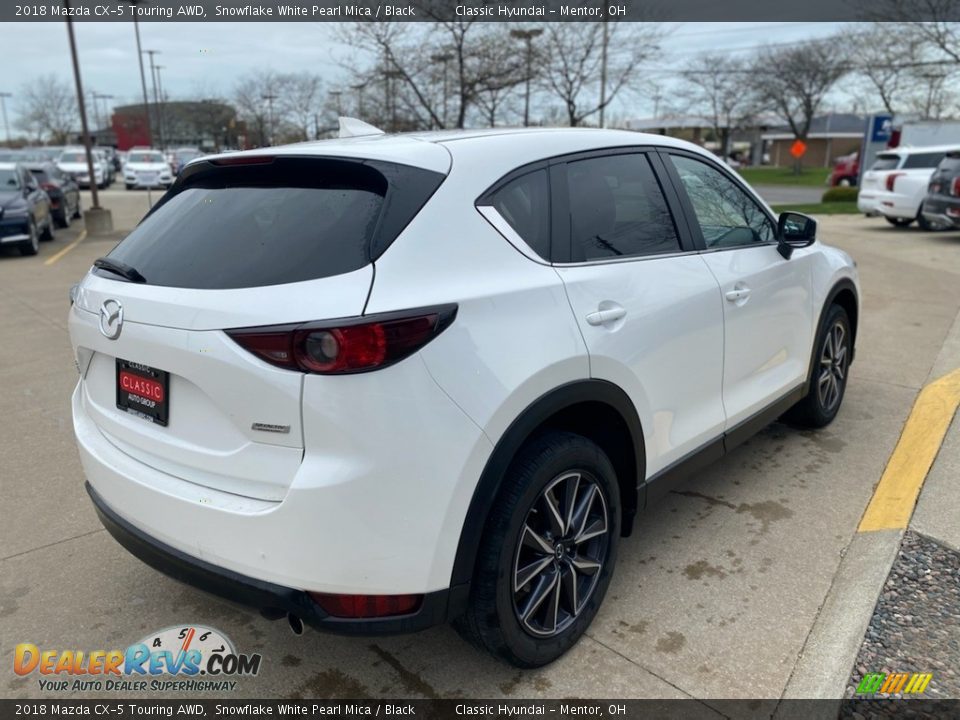 2018 Mazda CX-5 Touring AWD Snowflake White Pearl Mica / Black Photo #2