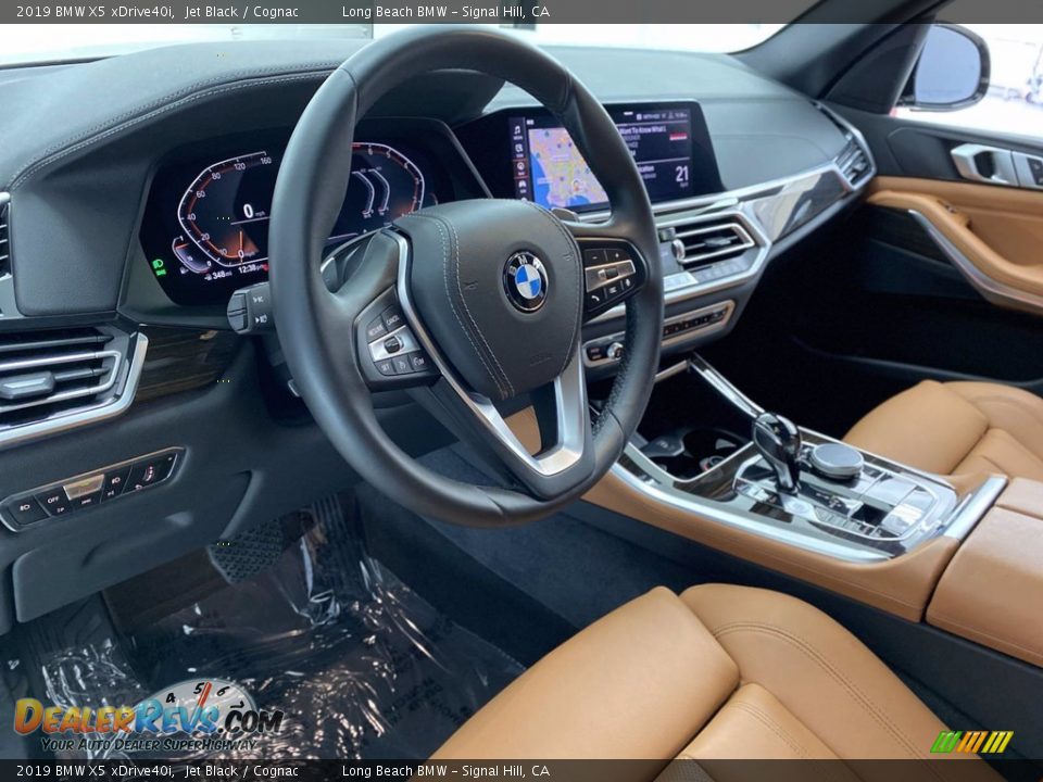 2019 BMW X5 xDrive40i Jet Black / Cognac Photo #16
