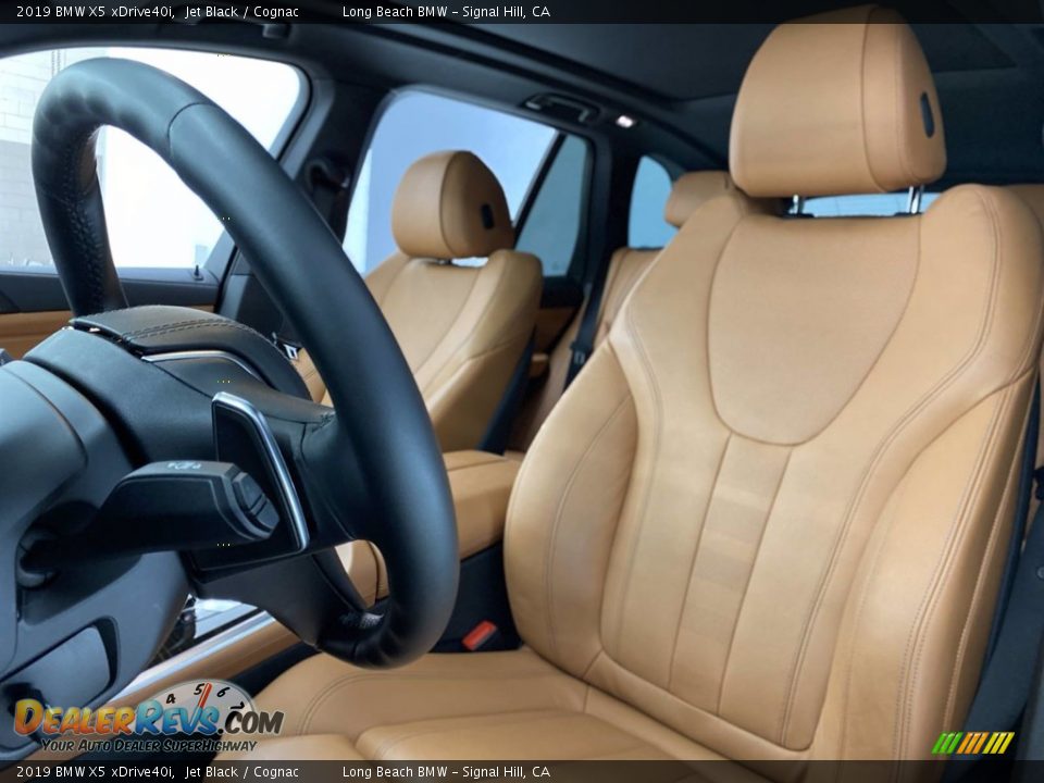 2019 BMW X5 xDrive40i Jet Black / Cognac Photo #17