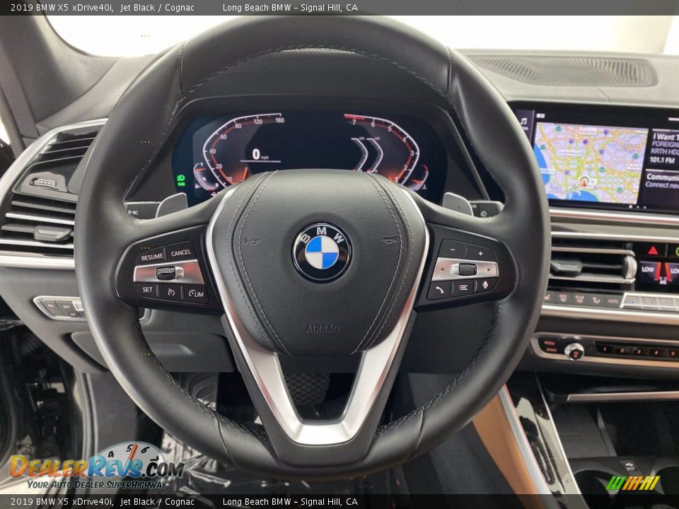 2019 BMW X5 xDrive40i Jet Black / Cognac Photo #18