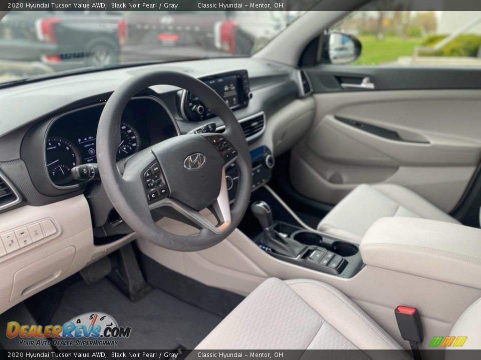2020 Hyundai Tucson Value AWD Black Noir Pearl / Gray Photo #3